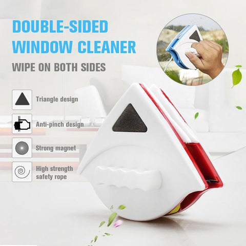 Double-Sided Magnetic Window Wiper