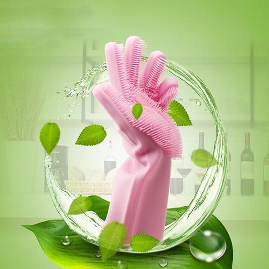 Silicone Cleaning Gloves(1 Pair)