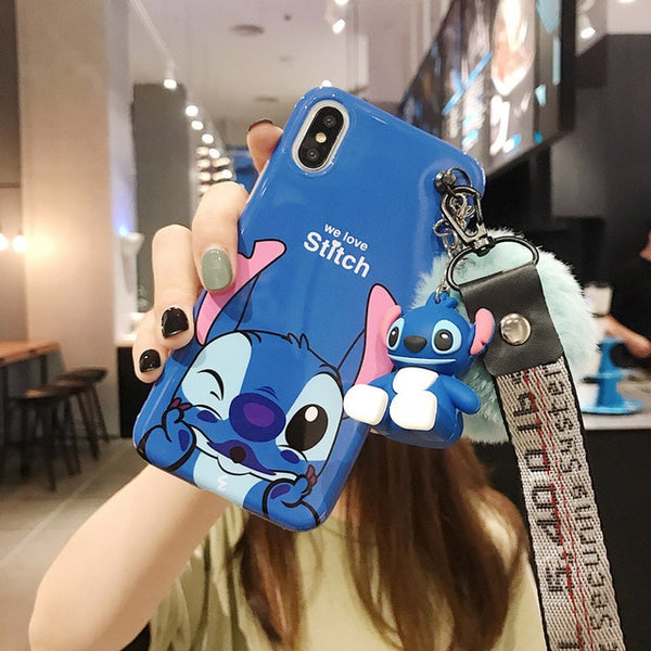 1-insta Stitch & Minnie 3D case for iPhones and Samsungs