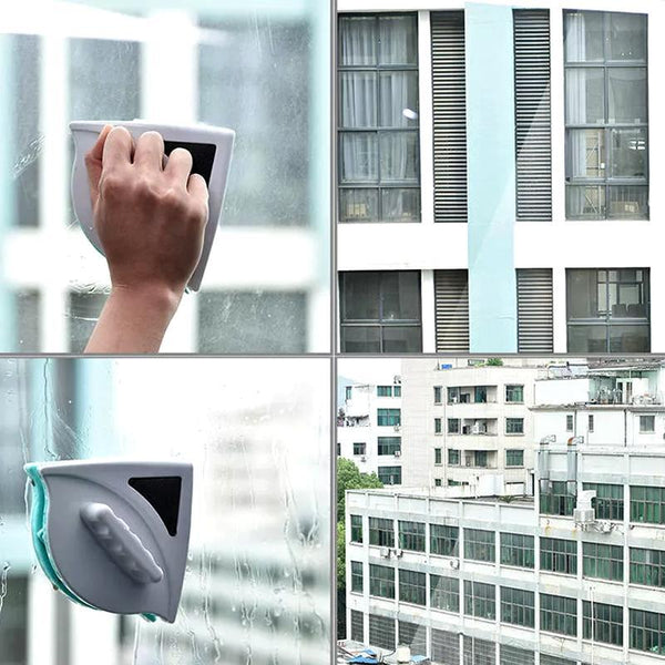 Double-Sided Magnetic Window Wiper