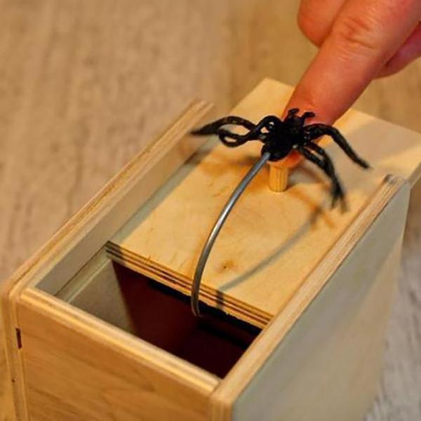 Startled Wooden Box