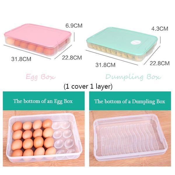 Refrigerator Dumpling Storage Box