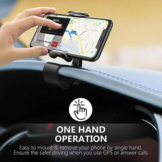 Dashboard Clip Mount Car Phone Holder