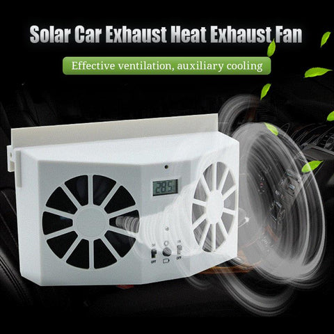 Solar Car Exhaust Heat Exhaust Fan