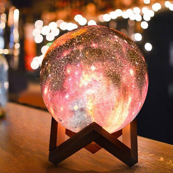 Starry moon lamp