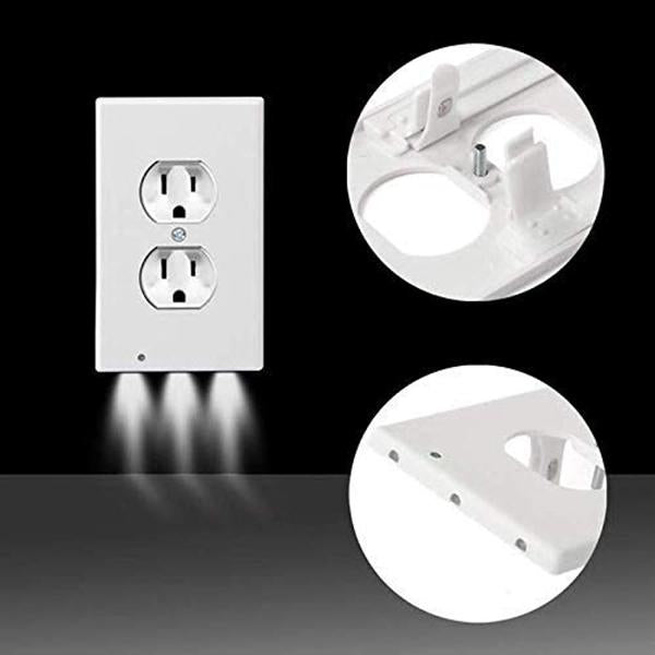 Plug Cover With LED Sensor Night Light