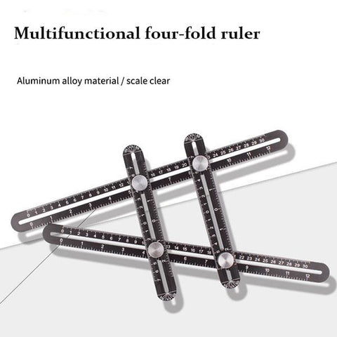 Multi-function Four-fold Ruler