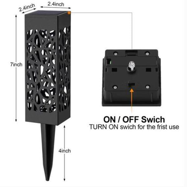 Solar Powered Vintage Garden Light