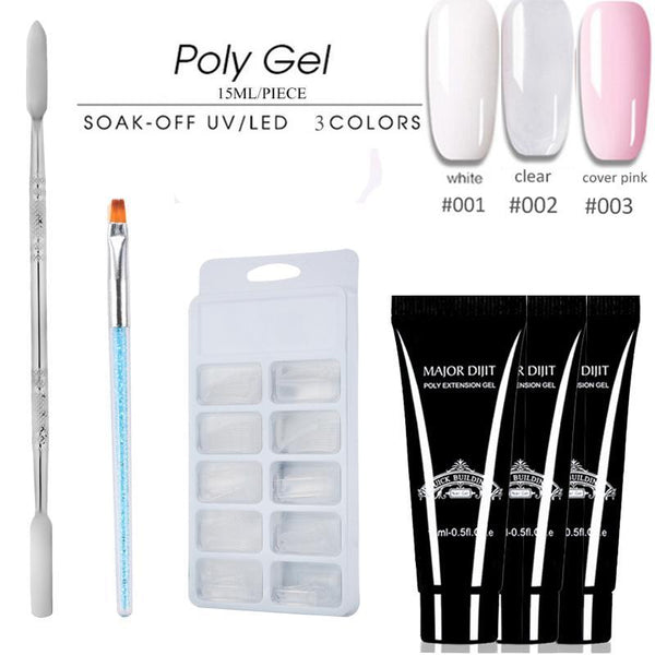 Poly Gel Nail Extension Kit