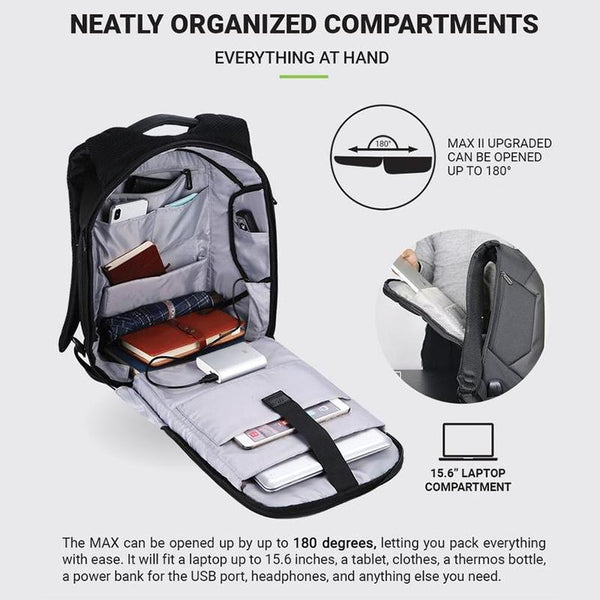 Anti-Theft Laptop Backpack