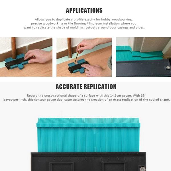 Multifunctional Contour Profile Gauge