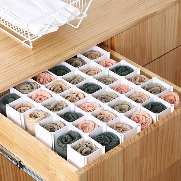 Honeycomb Latticed Partition Drawer