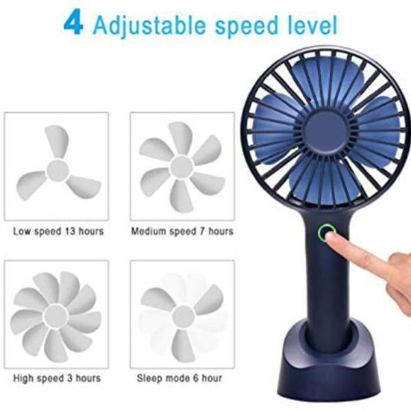 Mini Phone Holder Handheld Fan