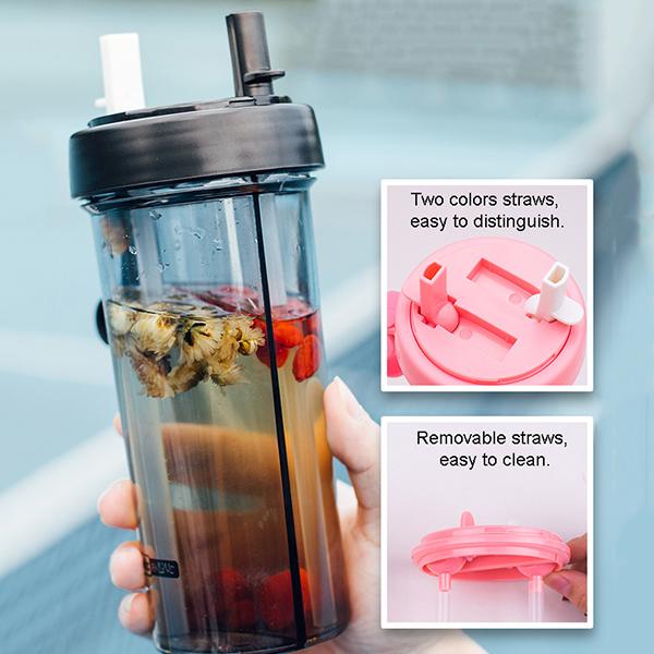 Double Straw Cup