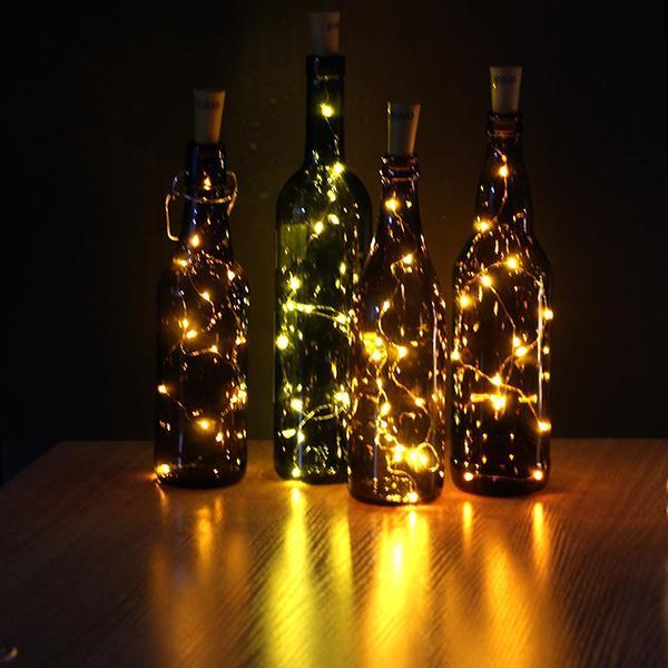 Wine Bottle Cork Shaped String Light