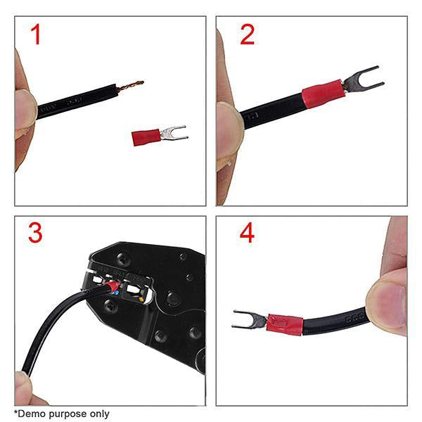 Multi-gauge Wire Crimpling Pliers Set