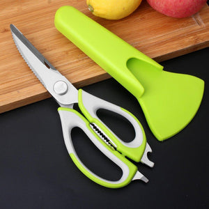 Multi-functional Kitchen Shears With Magnetic Holder