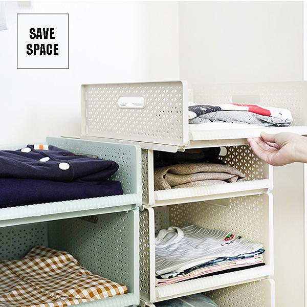 Collapsible Drawer Storage Basket