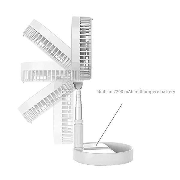 Telescopic Folding USB Charging Fan