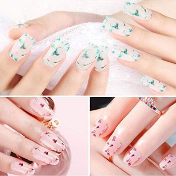 Dried Flower Gel Nail Polish