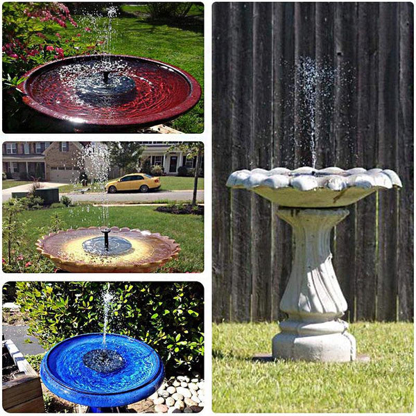 Solar Powered Bird Fountain