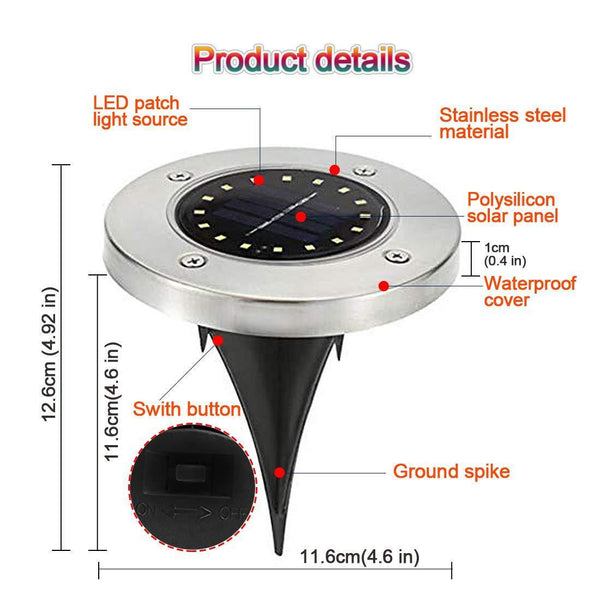 LED Solar Ground Lights