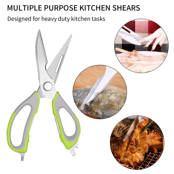 Multi-functional Kitchen Shears With Magnetic Holder