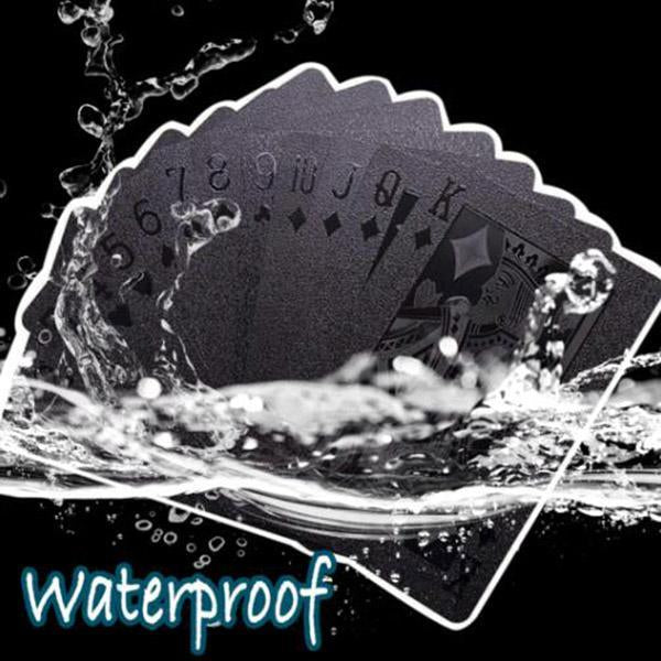 Waterproof Black Diamond Playing Cards