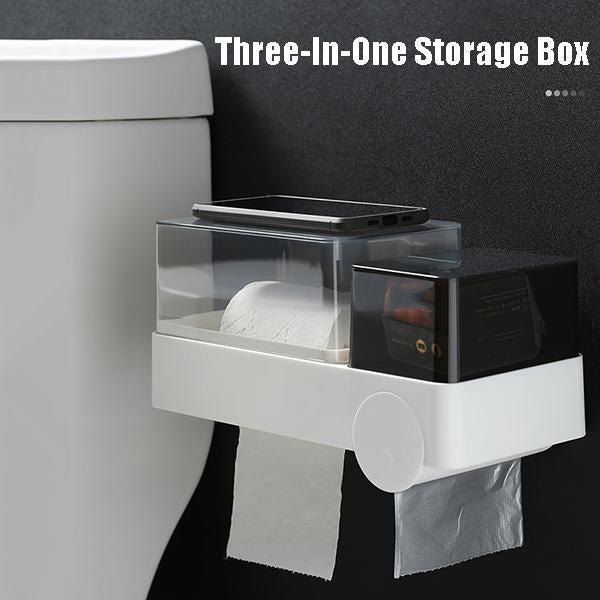 Bathroom Waterproof Three-In-One Storage Box