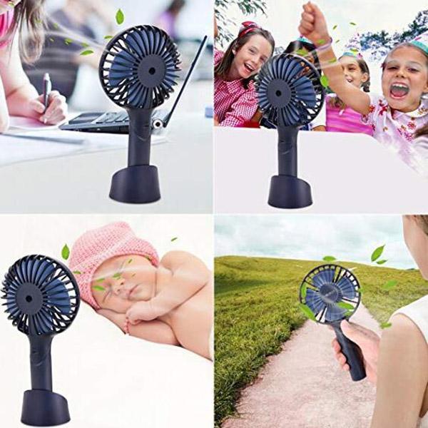 Mini Phone Holder Handheld Fan