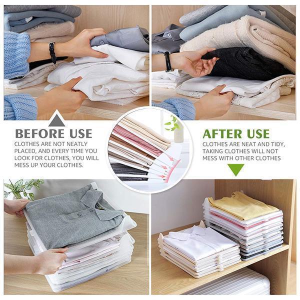 Effortless Clothes Organizer (10 pieces)