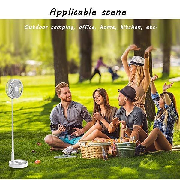 Telescopic Folding USB Charging Fan