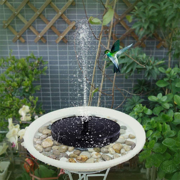 Solar Powered Bird Fountain