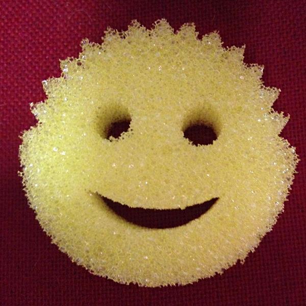 Multifunction Smiley Strong Clean Sponge(5 Pack)