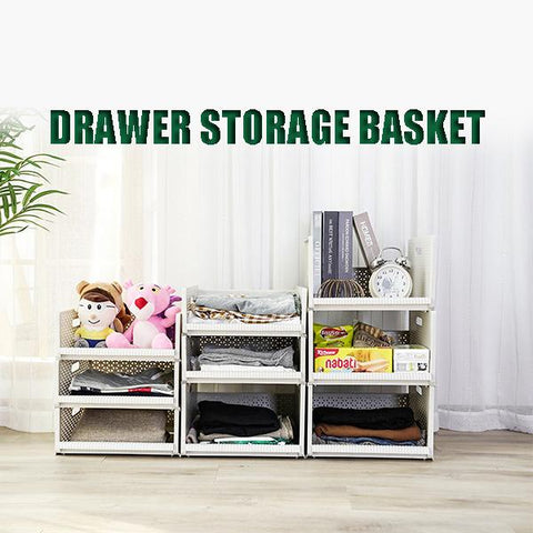 Collapsible Drawer Storage Basket