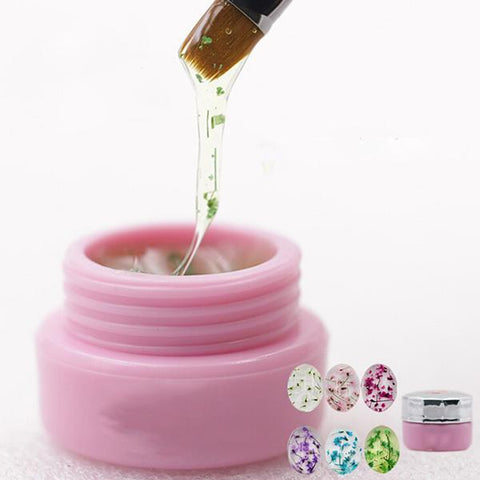 Dried Flower Gel Nail Polish