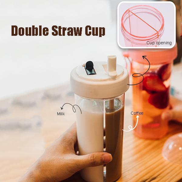 Double Straw Cup