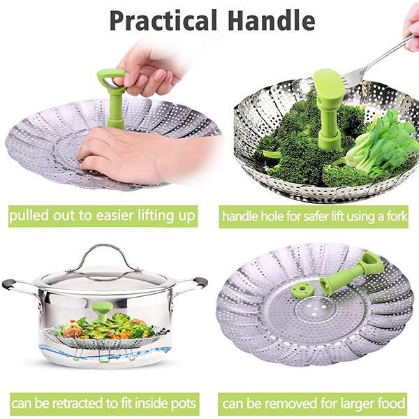 Collapsible Vegetable Steamer Basket