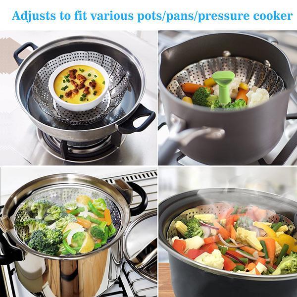 Collapsible Vegetable Steamer Basket
