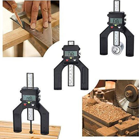 Digital Depth Ruler For Woodworking