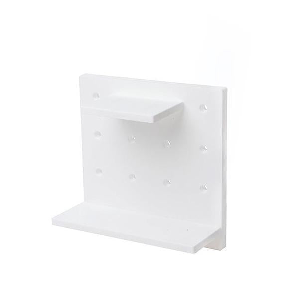 Plastic Hole Floating Wall Shelf(6 Set)