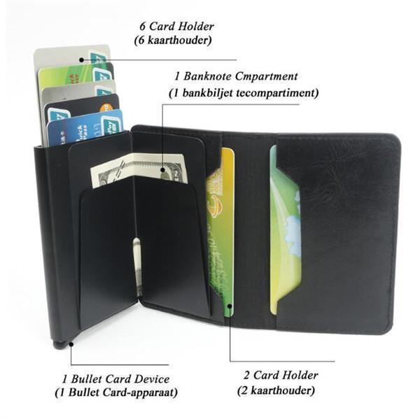 RFID Blocking Vintage Business Wallet