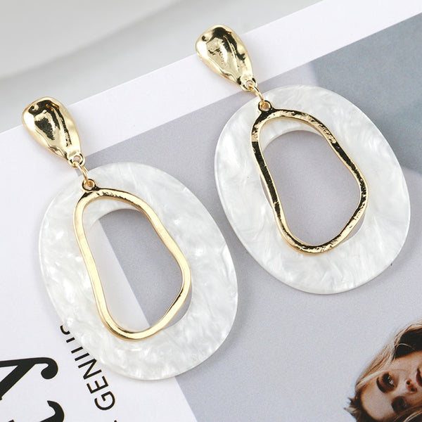 3-insta Geometric O Earrings 