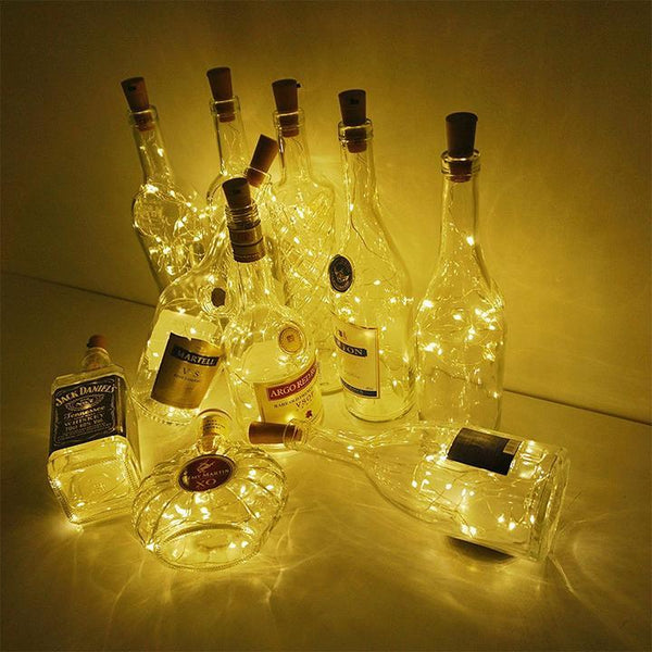 Wine Bottle Cork Shaped String Light