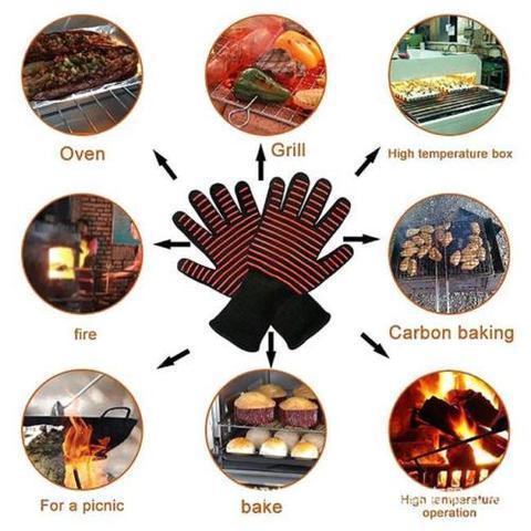 BBQ Fireproof Gloves 932°F(500°C)